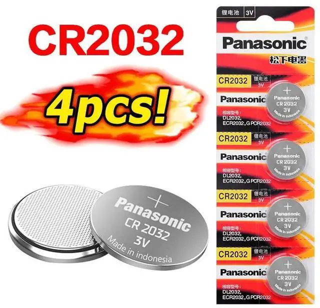 Main image of 4pcs/lot cr 2032 Lithium Battery Button Cell Batteries 3V Coin For Watch Remote Control Calculator cr2032