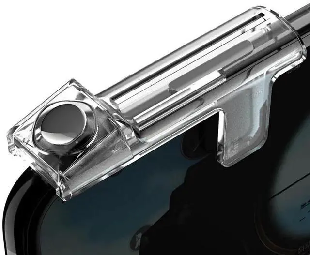 Alt view image 2 of 6 - Transparent For PUBG mibile game Phone Gamepad Trigger Fire Button Aim Key Smart phone Mobile Games L1R1 Shooter Controller