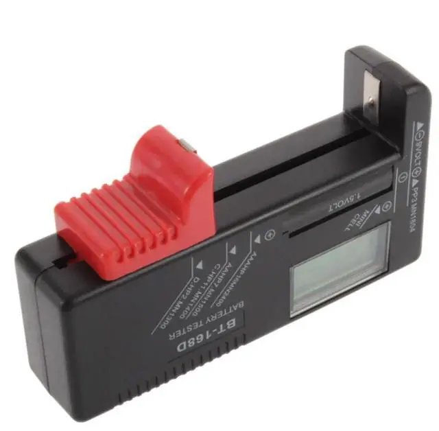 Alt view image 2 of 3 - Battery Tester  Indicator Universal Battery Cell Tester AA AAA C/D 9V Volt Button Checker battery tester