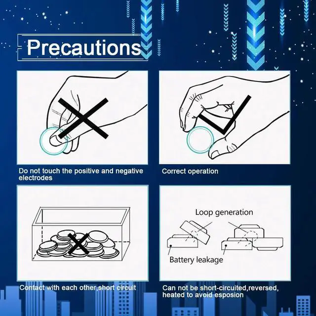 Alt view image 6 of 6 - 5PCS CR2430 Watch Battery Button Battery DL2430 BR2430 ECR2430 Coin Cell Lithium Batteries for Toy Calculator Clock Watch