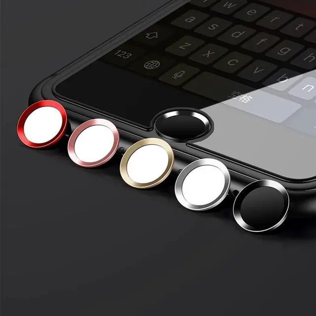 Alt view image 3 of 6 - Touch Home Button Sticker Protector For IPhone 5s 5 SE 6 6s 6PLUS 7 8 Plus Support Unlock Touch triggers Phone Sticker