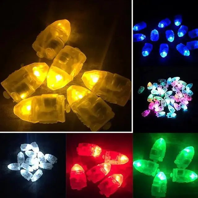 Main image of 10pcs Mini Small LED Lamps Flash Balloon Light No Lines Luminous Lantern For Latex Balloons Paper Lanterns Christmas Wedding Bir