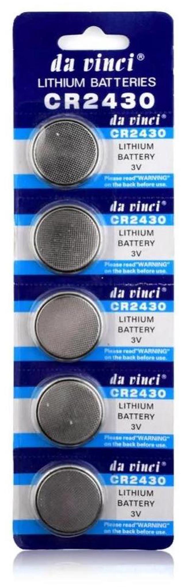 Alt view image 4 of 6 - +Pilas Boton+ Hot selling + 5pcs Wholesale CR2430 DL2430 2430 3V Button Battery For Watch Toy Headphone
