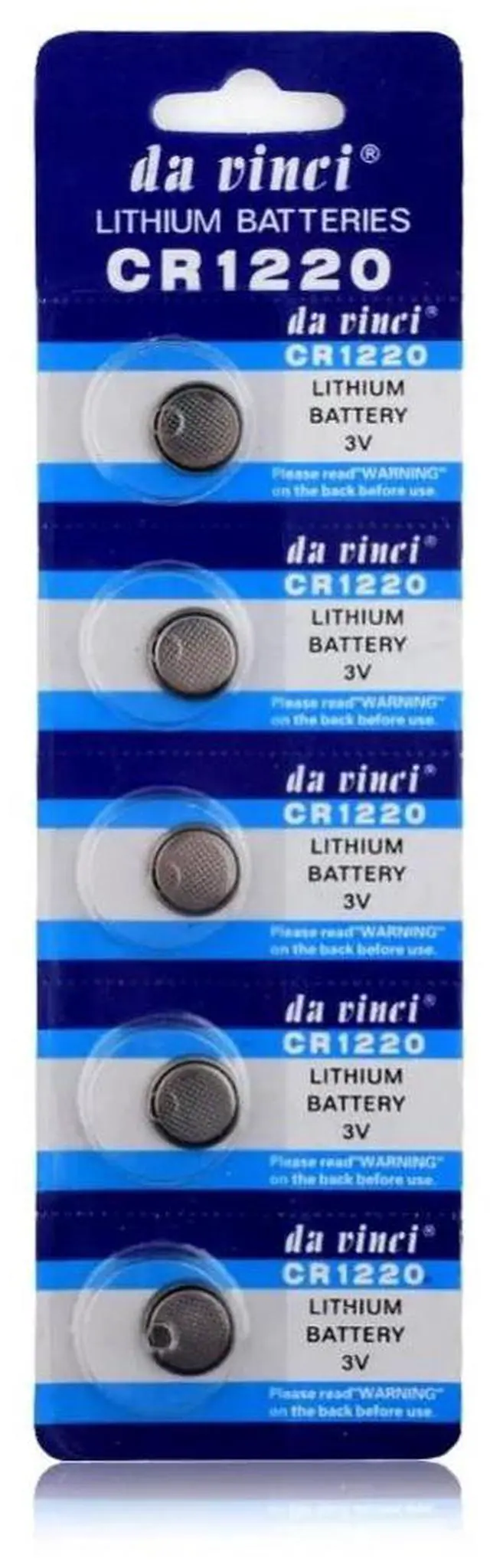 Alt view image 2 of 4 - Cheap 3V pile CR1220 BR1220 ECR1220 LM1220 bateria Watch Button Coin Cells Lithium Battery 5 Pcs pilha watch batteries