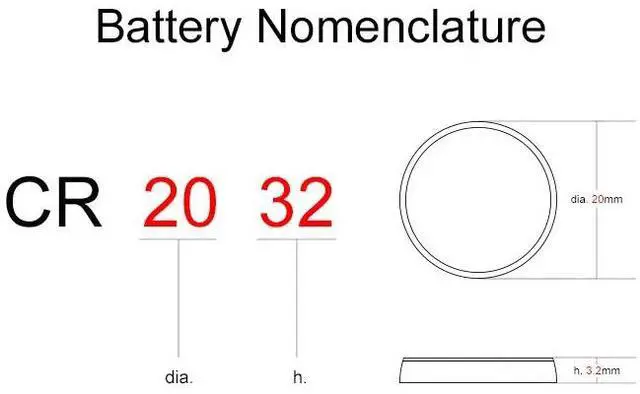 Alt view image 3 of 3 - Lithium Button Cell Battery CR2032 3V Li-ion Coin CR 2032 for MI Xiaomi TV Box/Car Key/Alarm/Remote/Motherboard/Scale/3D Glasses