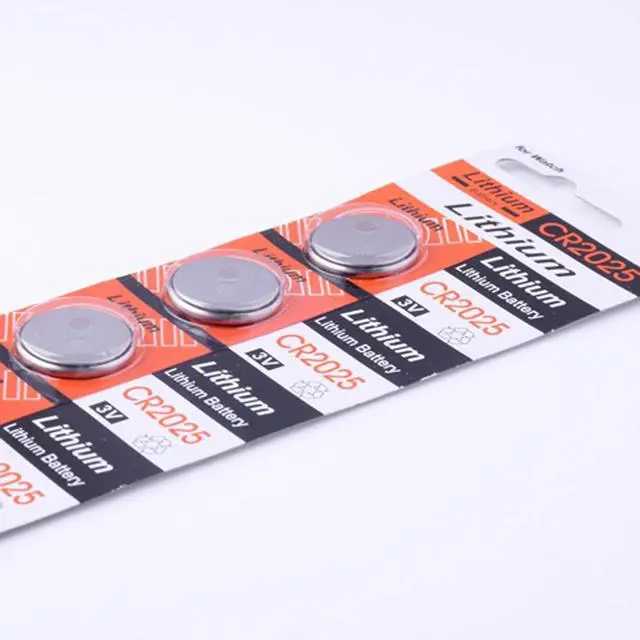 Alt view image 5 of 6 - 5pcs 3V CR2025 Lithium Button Coin Cells 2025 DL2025 KCR2025 ECR2025 BR2025 L12 208-205LM2025 5003LC ST-T14 LF1/2V Battery