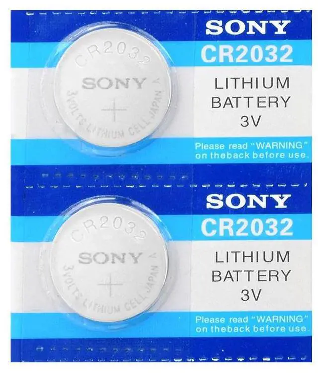 Alt view image 2 of 6 - 2pcs For SONY 2032 battery cr2032 3v Button Cell Coin Lithium Batteries for Watch Computer Toy Remote Control cr 2032