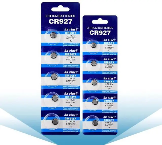 Alt view image 4 of 6 - POSTHUMAN 10Pcs CR927 CR 927 3V Lithium Coin Cells Button Battery 927 For Watch Calculator Toy CR927 DL927 BR927 ECR927 5011LC