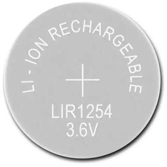 Main image of Li-ion Rechargeable Battery LIR1254 3.6V Lithium Button Cell Built-in Batteries 1254 for TWS Wireless Headphone Bluetooth