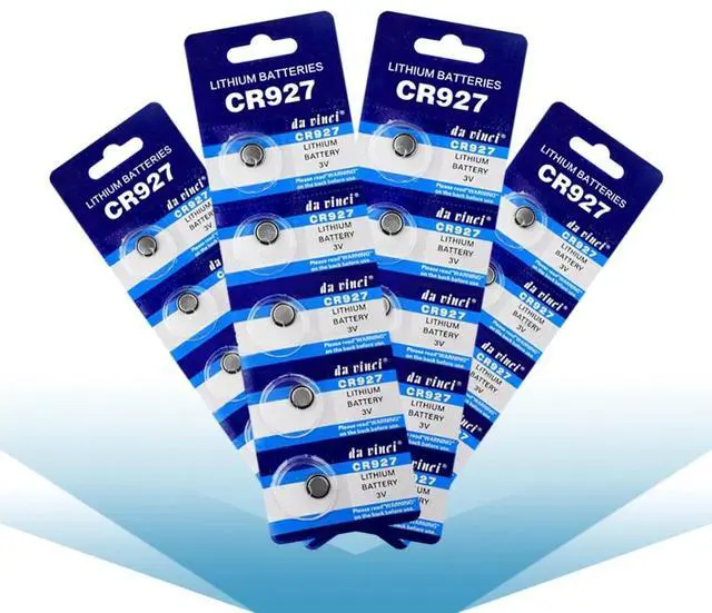 Alt view image 5 of 6 - 20x 3V Lithium Button/Coin Cell Battery CR927 927 DL927 BR927 ECR927 5011LC 3V Button Battery CR927 DL927 BR927 5011LC LM927