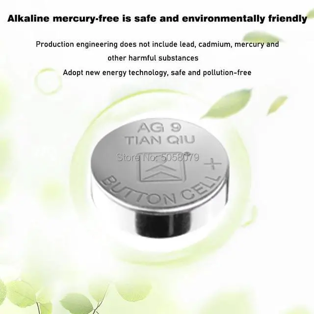 Alt view image 4 of 6 - 10pcs/pack AG9 LR936 394 Button Batteries SR936 194 Cell Coin Alkaline Battery 1.55V SR936SW CX194 For Watch Toys Remote
