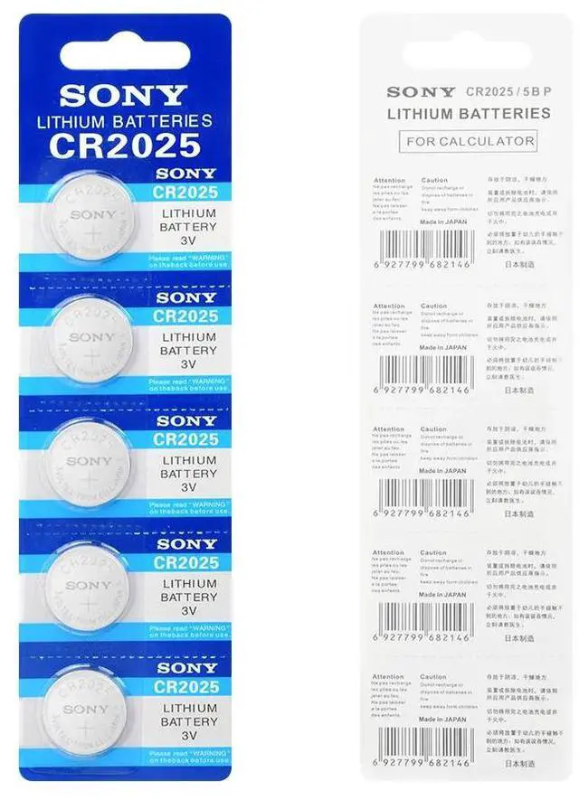 Alt view image 3 of 6 - 2020  10pcs CR2025 CR 2025 3V Lithium Li Ion Battery For Watch Remote Control Calculator  2025 Button Cell Coin Batteries