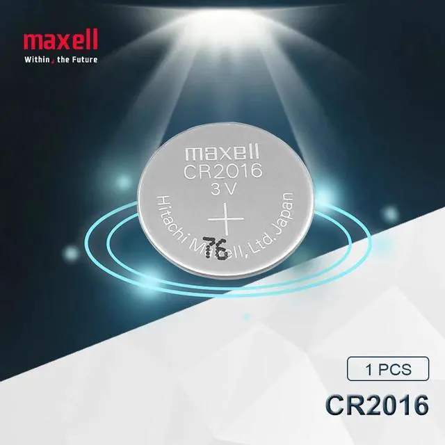 Main image of 2pc maxell brand  battery cr2016 3v button cell coin batteries for watch computer cr 2016