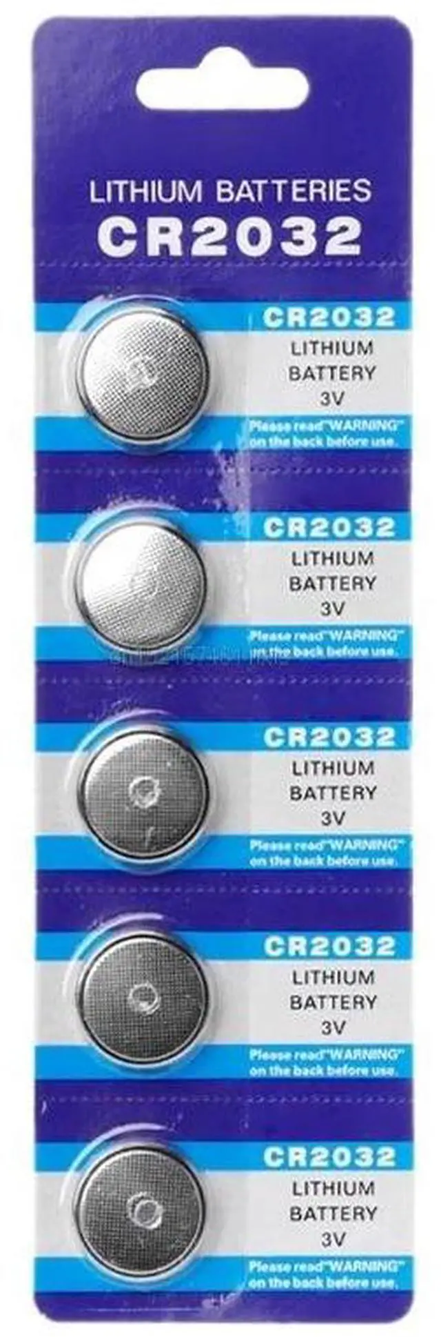 Main image of 5PCS Button Battery 3V CR2032 BR2032 DL2032 ECR2032 Cell Coin Lithium Li-ion Batteries Promotion Watch Computer LED  Electronic