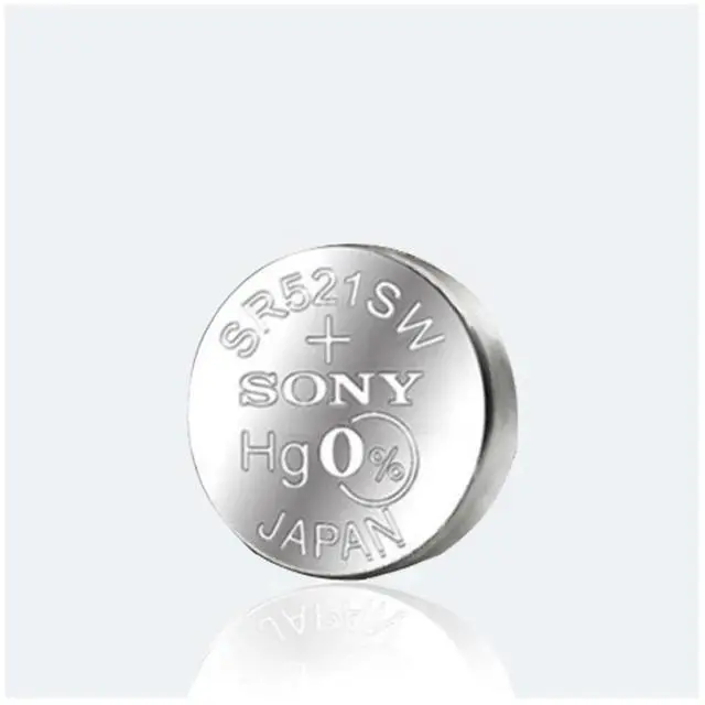 Alt view image 5 of 6 - 3pcs Sony 379 SR521SW D379 SR63 V379 AG0 Watch Battery Button Coin Cell MADE IN JAPAN Brand