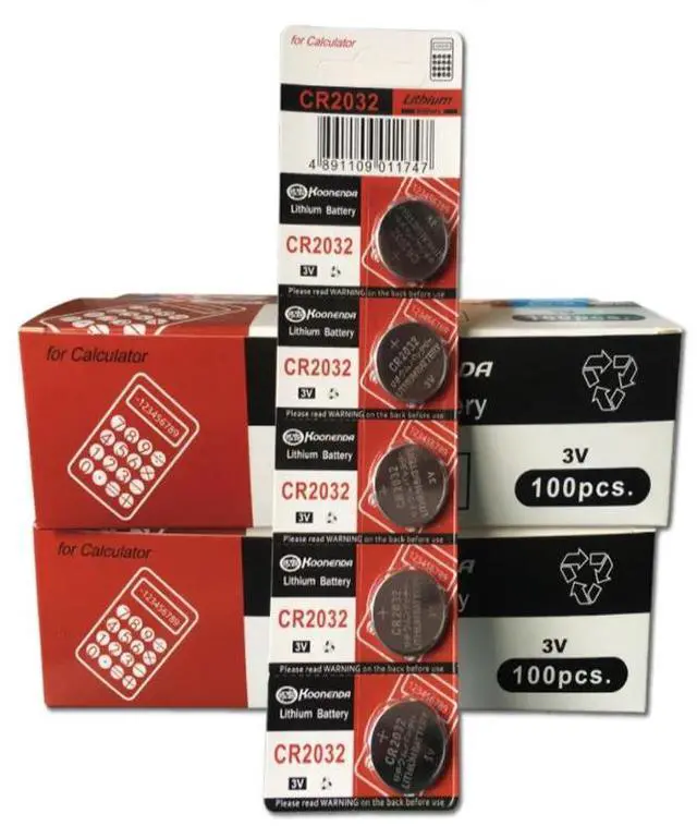 Alt view image 3 of 6 - 10PCS for CR2032 Button Cell Battery 3V Lithium Batteries for Watch Toys Computer Calculator Control cr 2032