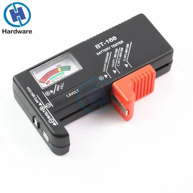 Alt view image 4 of 6 - BT168 Portable Universal Digital Battery Tester Volt Checker For AA AAA 9V Button Multiple Size Battery Tester Checker