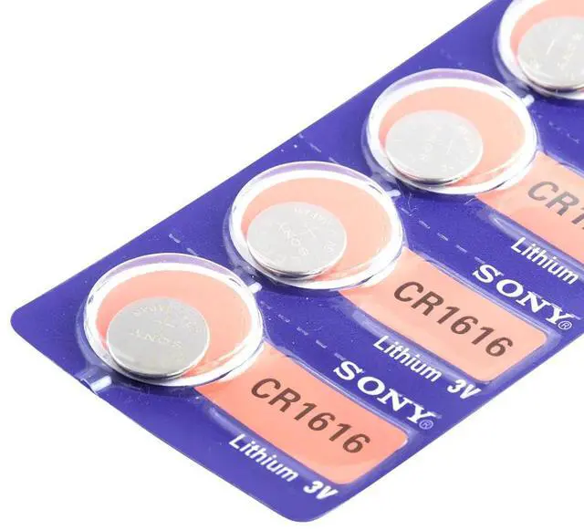 Alt view image 6 of 6 - 5PCS CR1616 Button Cell Coin Batteries FOR SONY cr 1616 3V Lithium Battery DL1616 ECR1616 LM1616 For Watch Toys