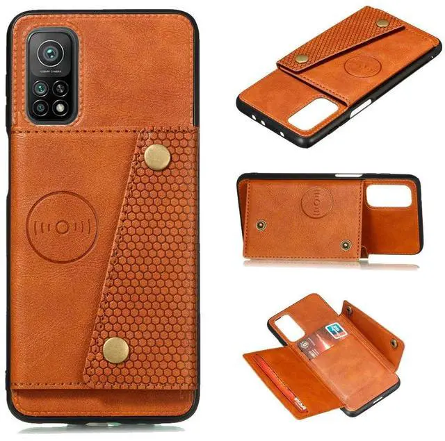 Main image of For Xiaomi Mi 10T Pro 10 T Lite 5G 2020 Back Panel Leather Card Slot Magnet Car Phone Holder Funda Mi10T Case Mi T10 Flip Cover