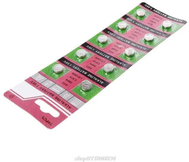 Alt view image 5 of 6 - 10PCS Alkaline Batteries AG2 G2 396A LR726 SR726W GP397 1164SO SR59W Coin Button Cell Watch Toys Clocks  D14 20 Dropshipping