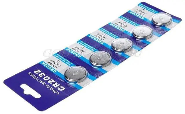 Alt view image 4 of 6 - Button Battery 3V CR2032 BR2032 DL2032 ECR2032 Cell Coin Lithium Li-ion Batteries Promotion Watch Computer LED Light Electronic