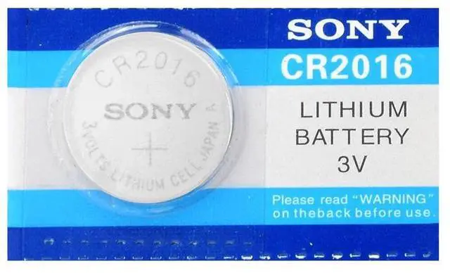 Alt view image 2 of 6 - 1PC FOR SONY Quality cr2016 Lithium Battery 3V Li-ion Button Battery Watch Coin Cell Batteries cr 2016 DL2016 ECR2016 BR2016