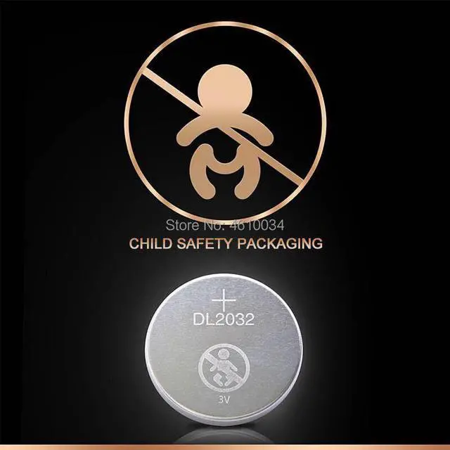 Alt view image 5 of 5 - 6pcs for DURACELL brand  battery for cr2032 3v button cell coin batteries for watch toy computer cr 2032 DL2032 ECR2032