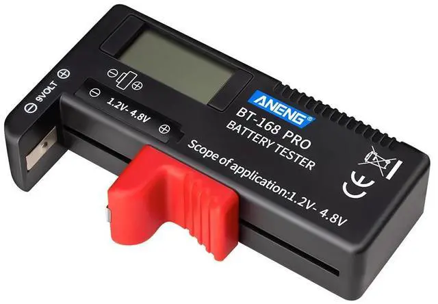 Alt view image 2 of 6 - ANENG Digital Battery Tester BT-168 PRO 1.2V-4.8V AAA AA Button Cell Checker for Household Battery Testing Accessories