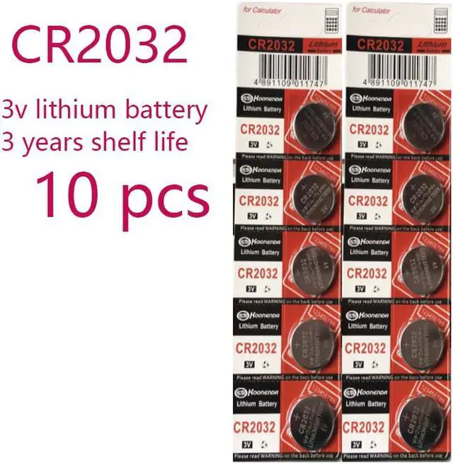 Main image of 10PCS for CR2032 Button Cell Battery 3V Lithium Batteries for Watch Toys Computer Calculator Control cr 2032