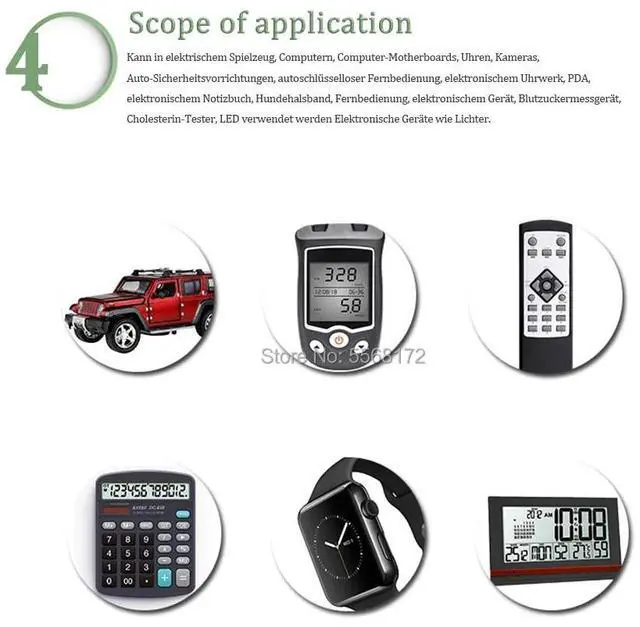 Alt view image 6 of 6 - 4pcs FOR SONY 45mAh AG6 371 SR920SW LR920 371 L921 LR69 SR920 SR69 1.55V Button Cell watch Coin Single grain packing