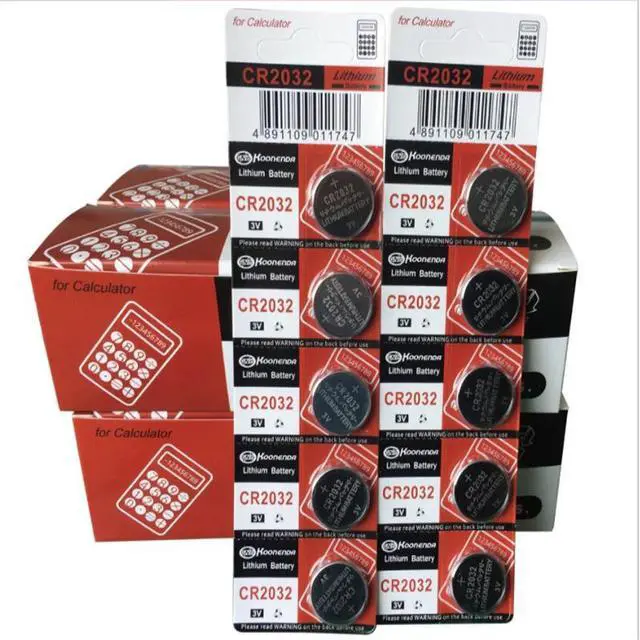 Alt view image 5 of 6 - 10PCS for CR2032 Button Cell Battery 3V Lithium Batteries for Watch Toys Computer Calculator Control cr 2032