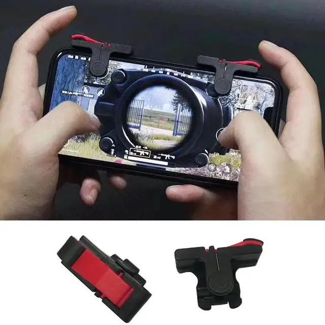 Main image of D9 Mobile Game Gamepad Trigger Joystick Fire Button Controller Shooter for PUBG Handle For Phone Android iPhone PC Game Pad