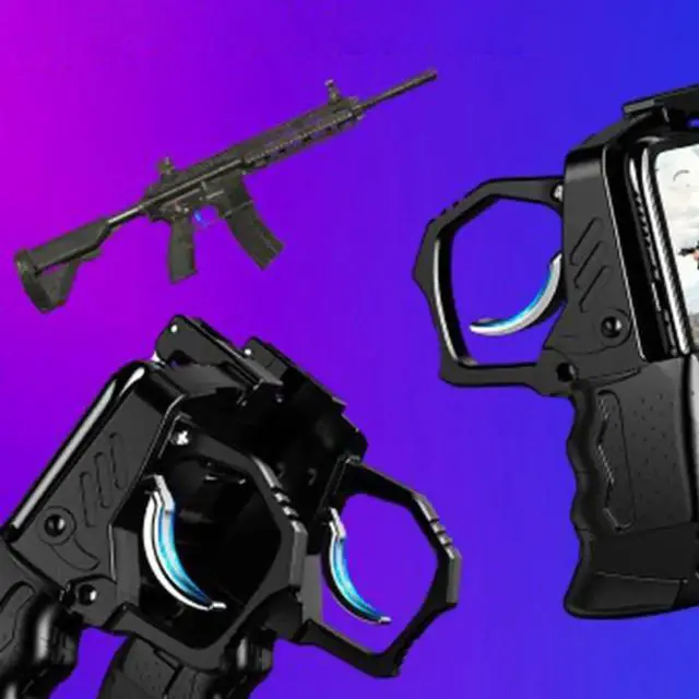 Alt view image 5 of 6 - Mobile Cell phone Game Fire Button Smart Phone Metal Game Trigger L1 R1 Shooter for Fortnite /Knives Out / Survival Rules