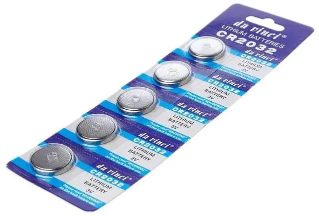 Alt view image 5 of 6 - 5PCS Button Battery 3V CR2032 BR2032 DL2032 ECR2032 Cell Coin Lithium Li-ion Batteries Watch Computer LED Light Electronic Toy