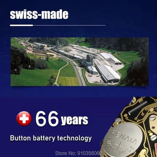 Alt view image 3 of 6 - RENATA CR2025 Button Cell Batteries 1PCS/LOT cr 2025 3V Lithium Coin Battery For Watch Calculator Weight Scale