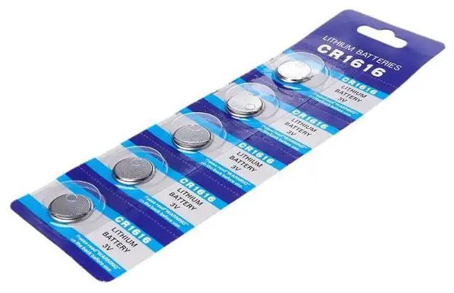 Alt view image 3 of 6 - 5PCS Button Battery CR1616 Lithium Coin Cell Batteries 3V DL1616 ECR1616 LM1616 CR 1616 Electronic Car Key Watch Toy Remote