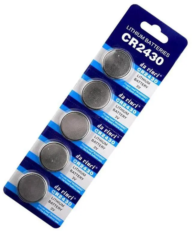Alt view image 5 of 6 - 10pieces CR2430 3 Volt Lithium-ion Button Battery CR 2430 ECR2430 KL2430 KCR2430 BR2430 Coin Battery For Watch Calculator