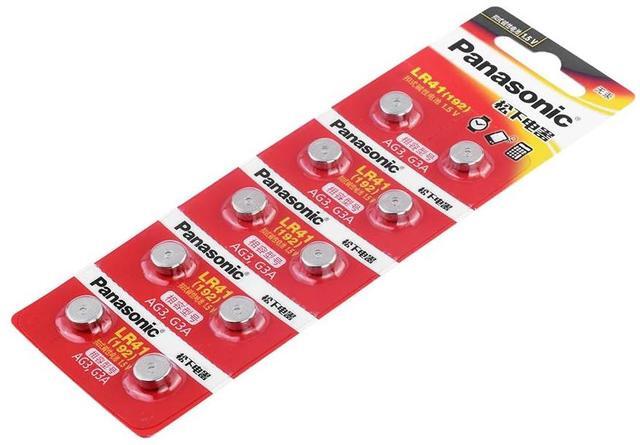 Alt view image 5 of 6 - 50pcs/lot  LR41 Button Cell Battery SR41 AG3 G3A L736 192 392A Zn/MnO2 1.5V Lithium Coin Batteries LR 41