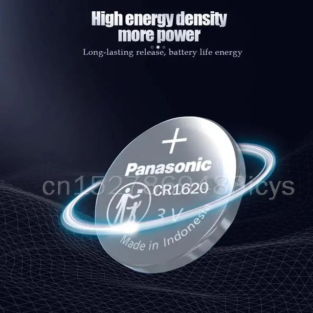 Alt view image 4 of 6 - 5PCS  CR1620 CR 1620 3V Lithium Batteries Button Cell Coin ECR1620 LM1620 DL1620 BR1620 KCR1620 5009LC For Toy Car Key