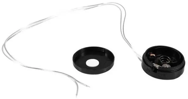 Alt view image 3 of 6 - 3 x Black Wire Lead CR 2032 Button Battery Button Battery Holder Case