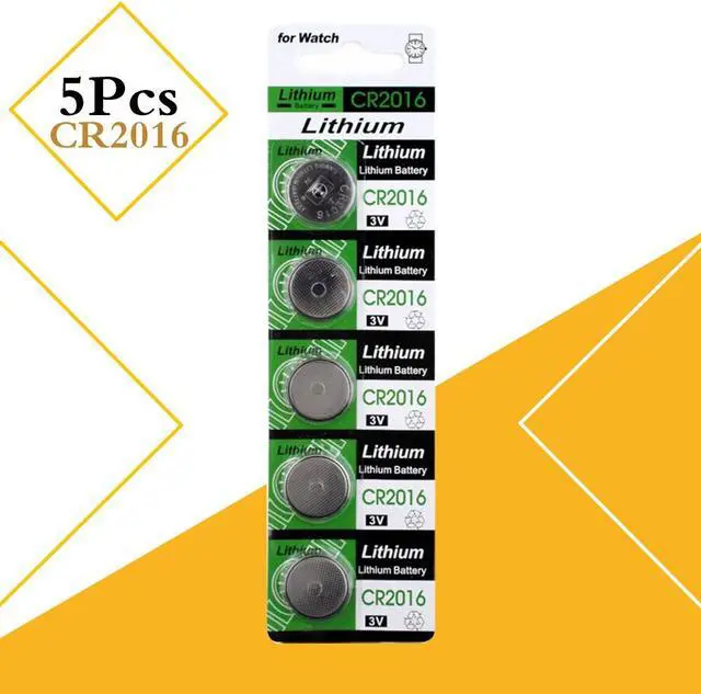 Main image of 5pcs/pack CR2016 Button Batteries LM2016 BR2016 DL2016 Cell Coin Lithium Battery 3V CR 2016 For Watch Electronic Toy Remote