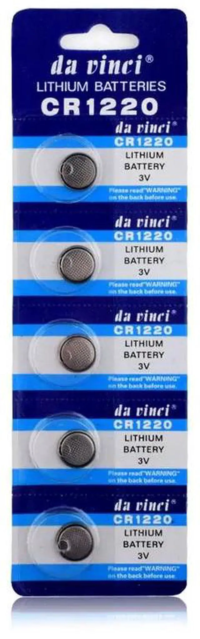 Alt view image 4 of 4 - CR1220 BR1220 ECR1220 LM1220 3V 210mAh Lithium Button Coin battery in 10pcs retailing package for watch ,toy