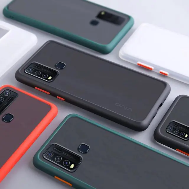Main image of Acrylic Phone Case for VIVO Y50 Y20 I Y30 Y95 Y93 Y19 PC Transparent Back Cover For VIVO V15 Pro V17 V19 V20 SE Anti Knock Case