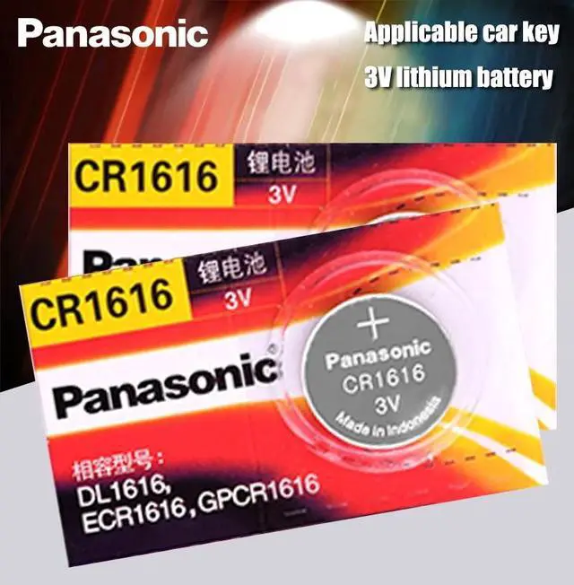 Main image of CR1616 2PCS Button Cell Coin Batteries  cr 1616 3V Lithium Battery DL1616 ECR1616 LM1616