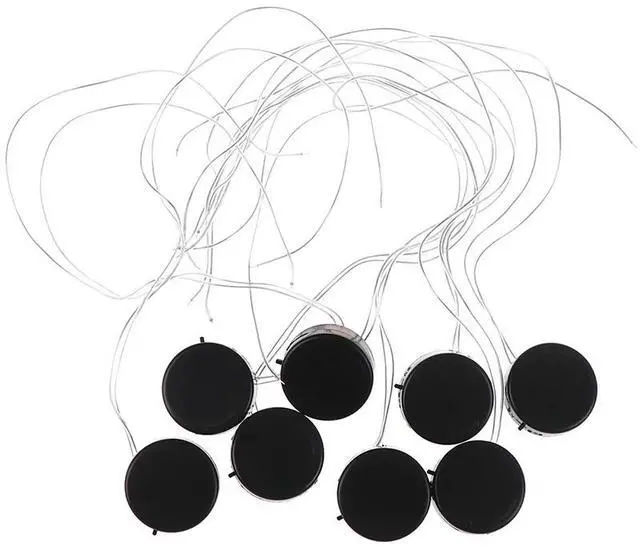 Alt view image 3 of 6 - 8Pcs Black Wire Lead 2x3V CR2032 Coin Cell Button Battery Holder Case