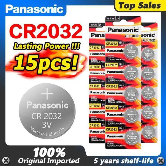 Main image of 15pcs 3v Cr2032 Cr 2032 Coin Button Lithium Batteries Watch Clock Bateria Relogio Celular For Electronic Scale Toys