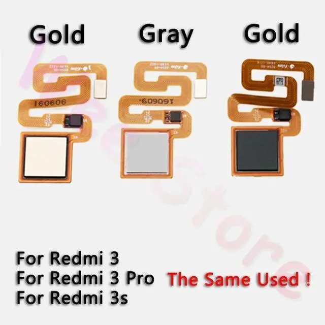 Alt view image 2 of 3 - Back Home Button Fingerprint Sensor Flex Cable For Xiaomi Redmi Note 3 3s Pro Home Flex Phone Parts