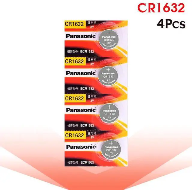 Alt view image 2 of 6 - 4 X brand  battery for  cr1632 3v button cell coin batteries for watch computer cr 1632 Suitable Watch