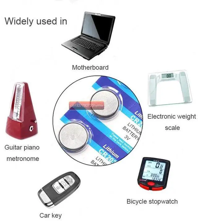 Alt view image 4 of 4 - kpay 10pcs CR2032 Button Batteries BR2032 DL2032 ECR2032 Cell Coin Li-lon Battery 3V CR 2032 For Watch Electronic