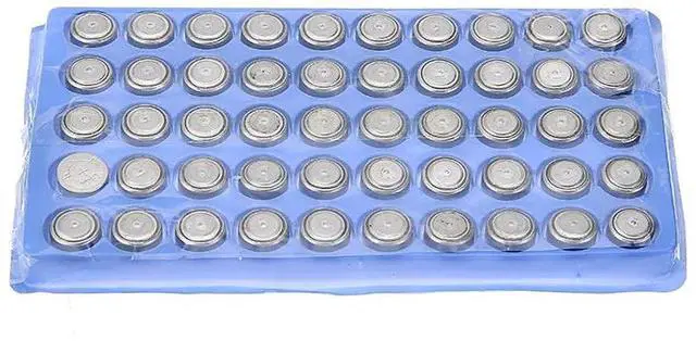 Alt view image 3 of 6 - For Electronic Toys Watch Calculator 50pcs LR44 AG13 L1154 357 SR44 1.5V Button Battery Lithium Metal Watches Batteries Pohiks